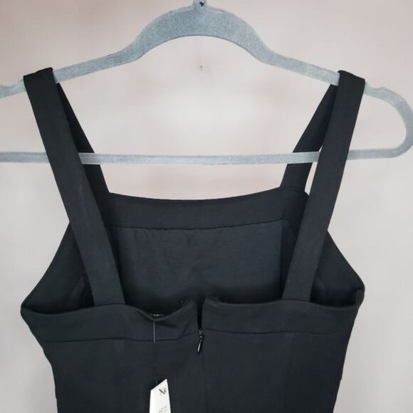 NWT Aqua Hem Ponte Dress in black Size XS - Picture 5 of 10
